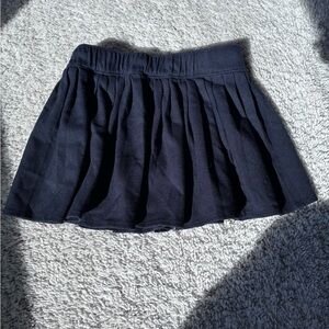 Abercrombie Kids Black Pleated Mini Skort